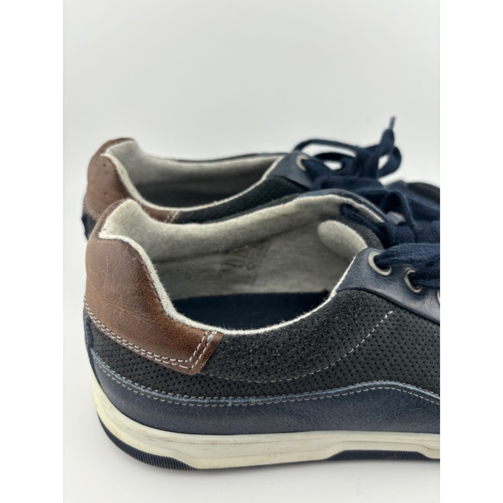 Men's Bull Boxer Sneakers, Size 8, Blue - Picture 3 of 13